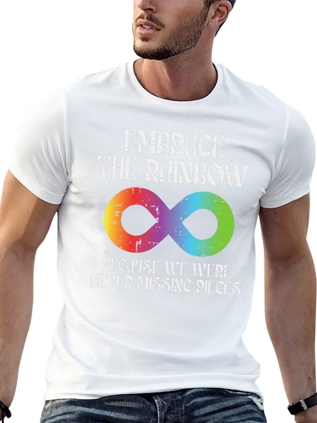 Embrace the Rainbow Autism Awareness T-Shirt