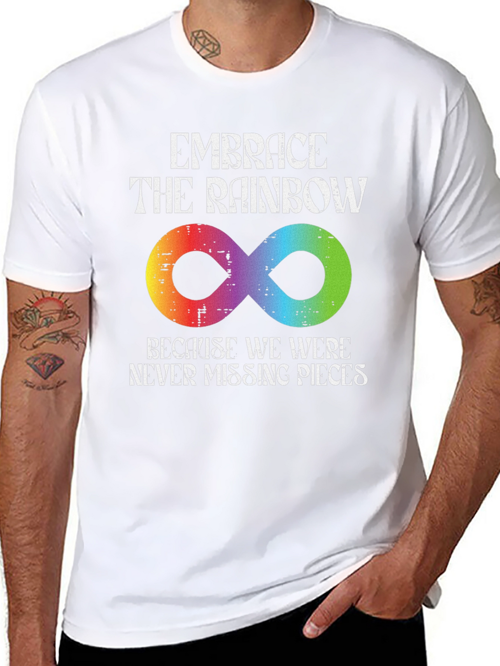 Embrace the Rainbow Autism Awareness T-Shirt