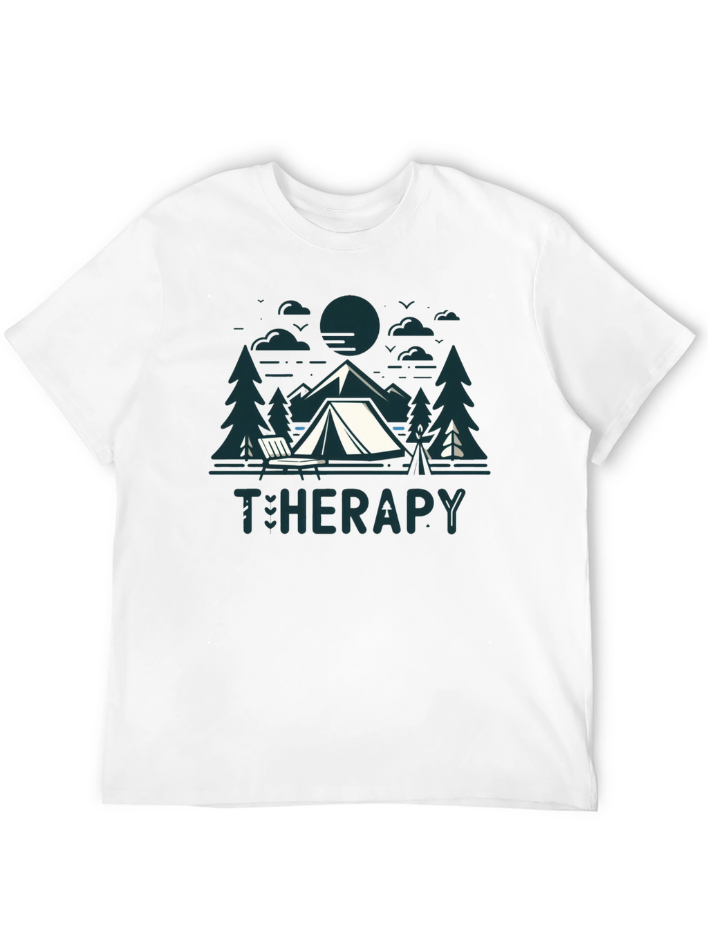 Camping Therapy T-Shirt - Nature & Relaxation