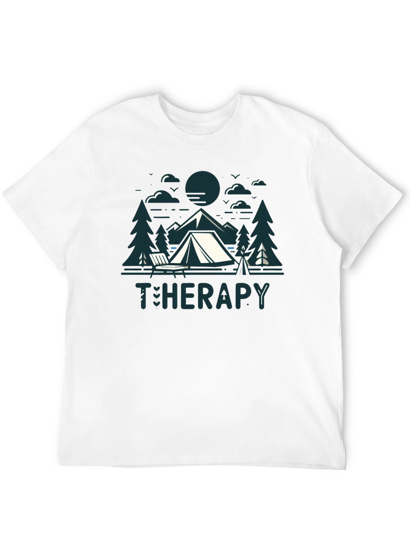 Camping Therapy T-Shirt - Nature & Relaxation