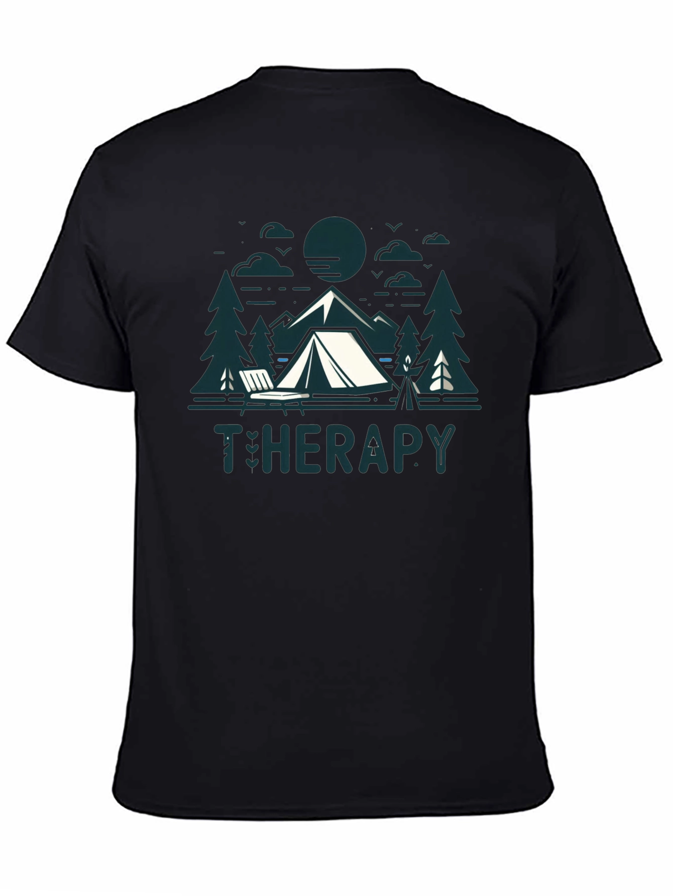 Camping Therapy T-Shirt - Nature & Relaxation