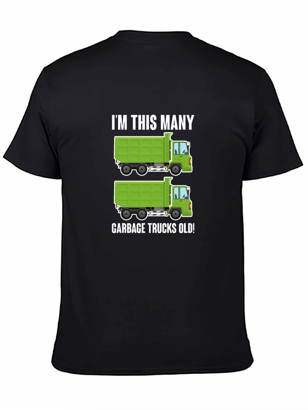 Funny Garbage Truck Birthday T-Shirt