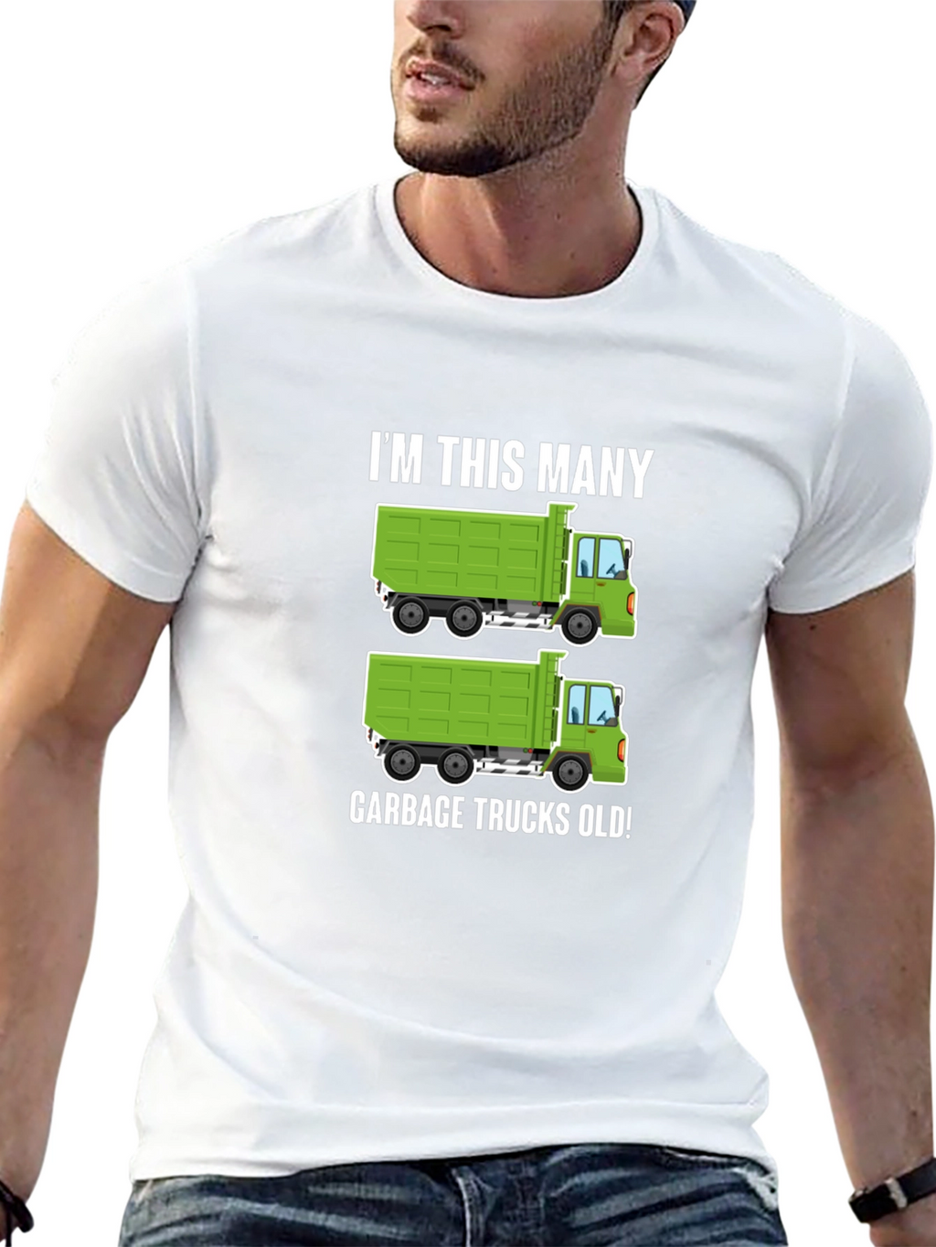 Funny Garbage Truck Birthday T-Shirt