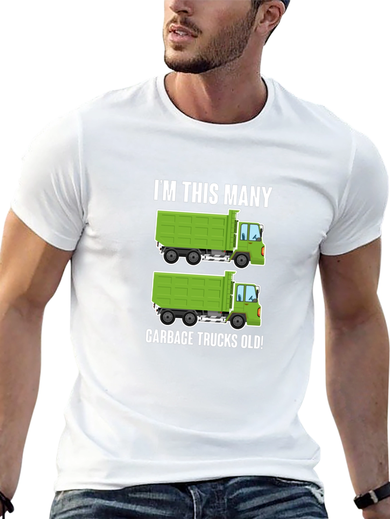 Funny Garbage Truck Birthday T-Shirt