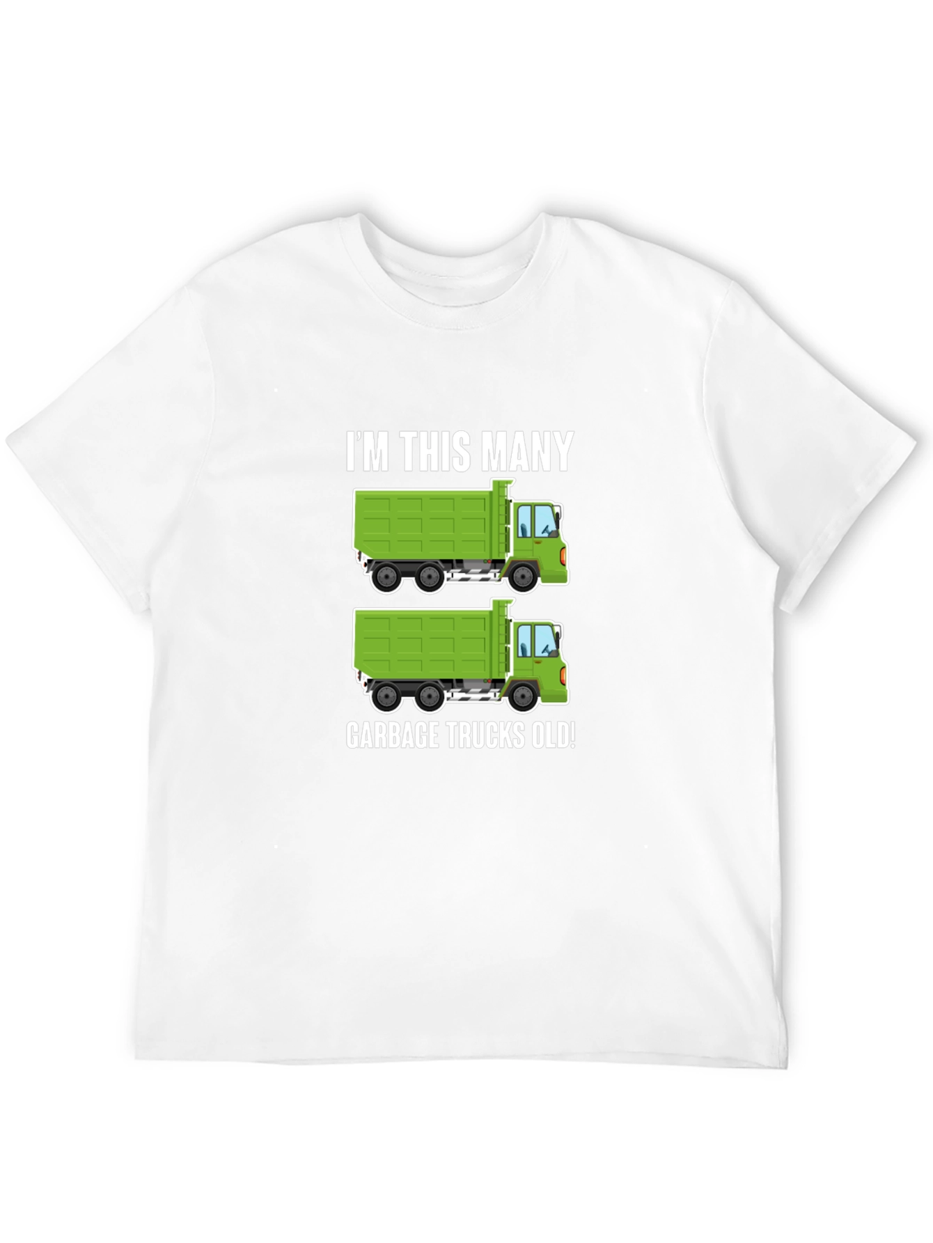 Funny Garbage Truck Birthday T-Shirt