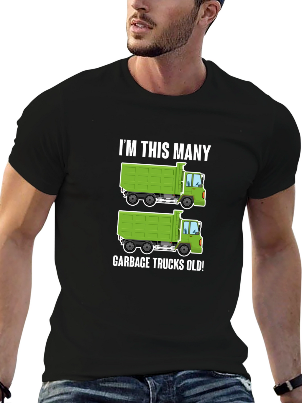 Funny Garbage Truck Birthday T-Shirt