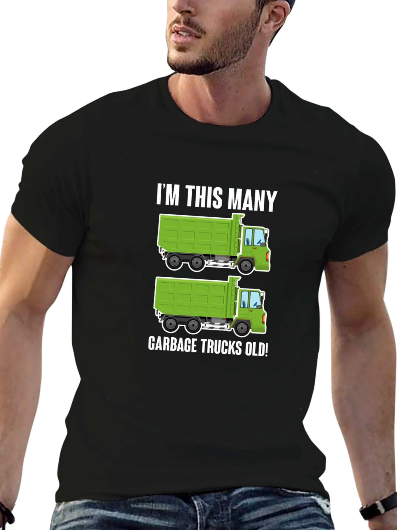 Funny Garbage Truck Birthday T-Shirt