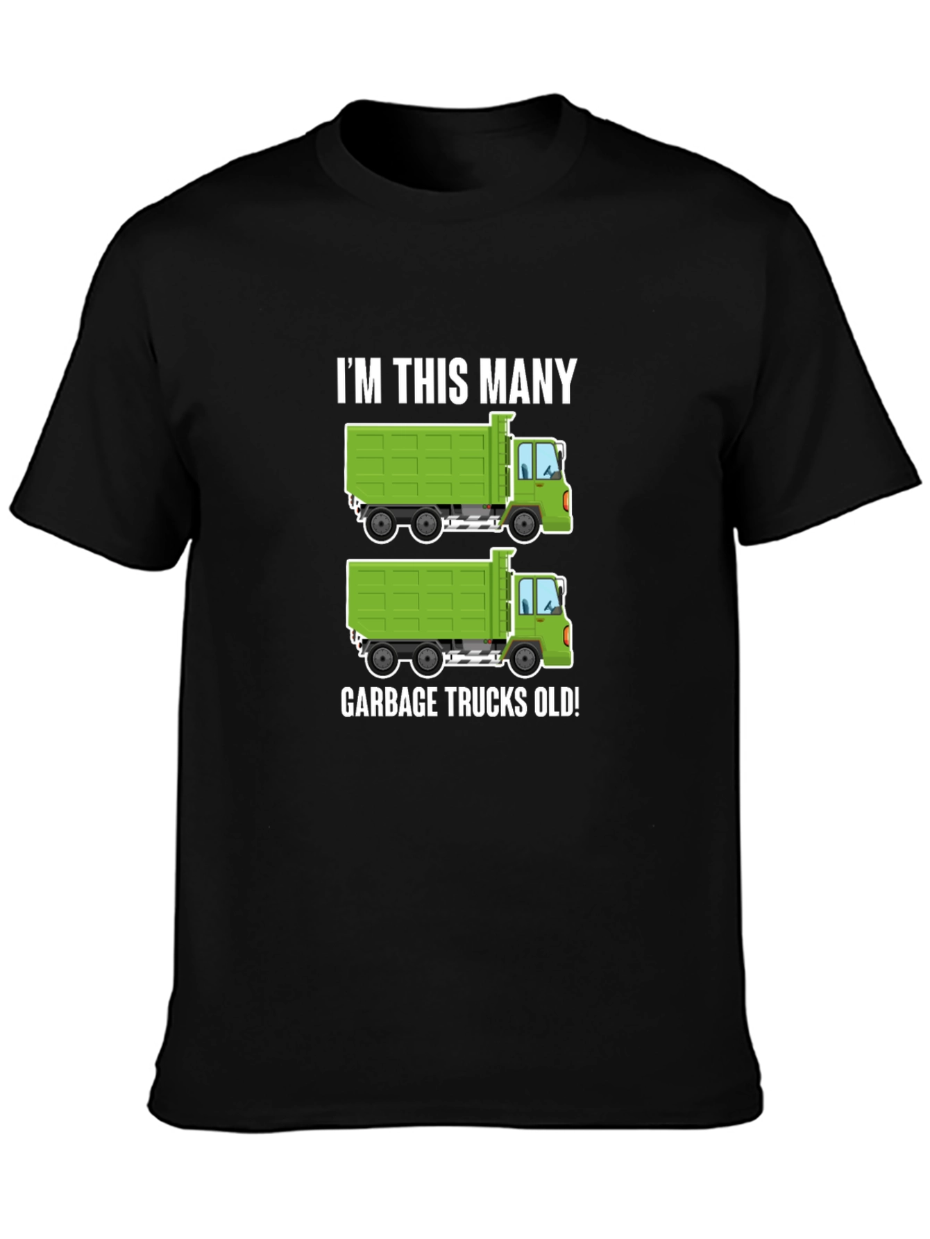 Funny Garbage Truck Birthday T-Shirt