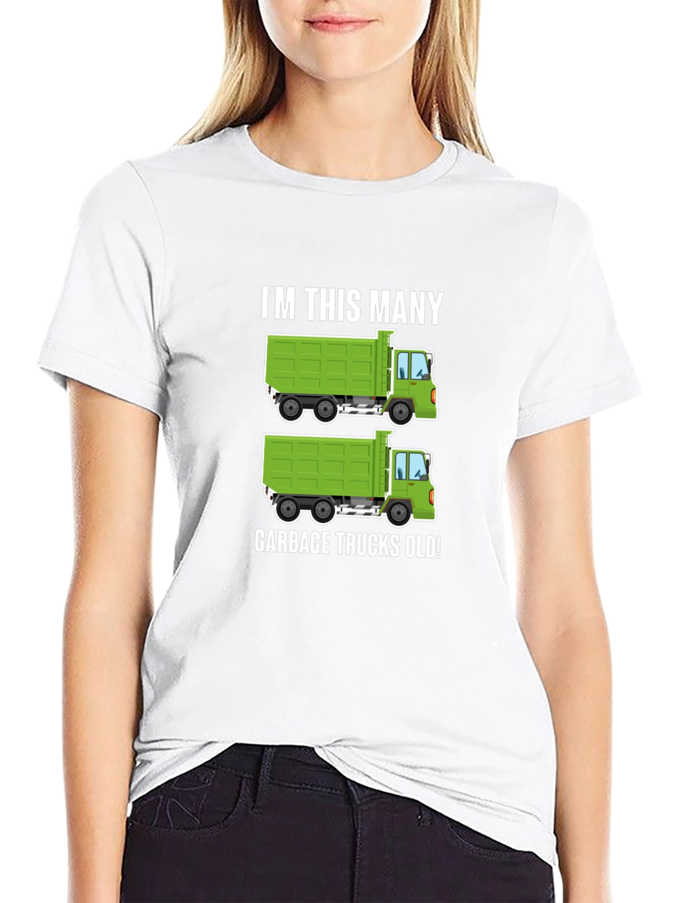 Funny Garbage Truck Birthday T-Shirt