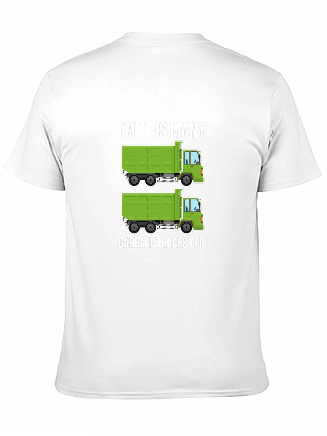 Funny Garbage Truck Birthday T-Shirt