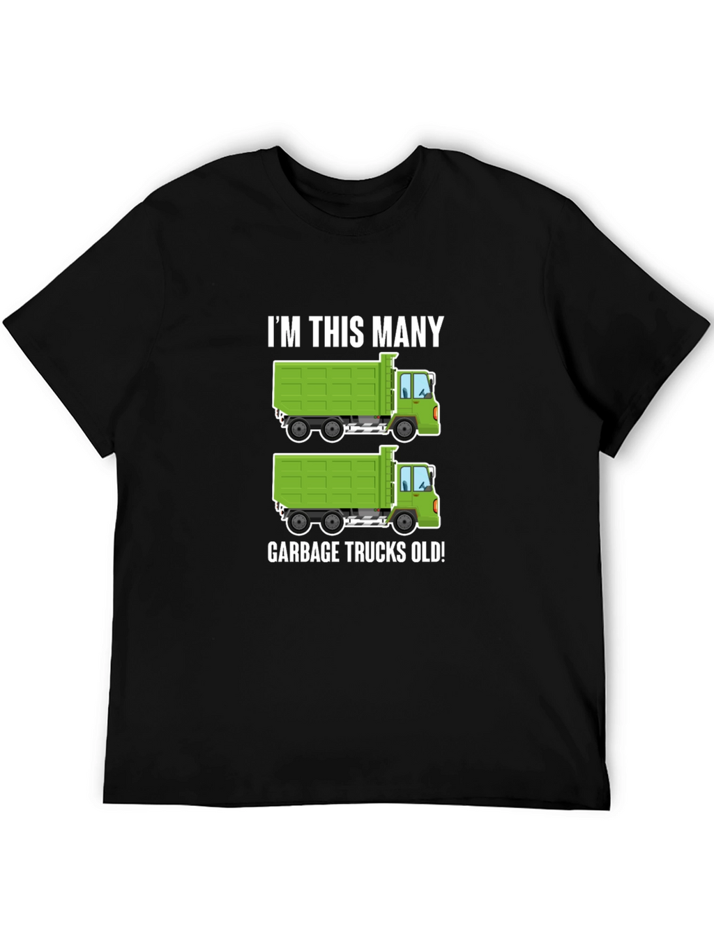 Funny Garbage Truck Birthday T-Shirt