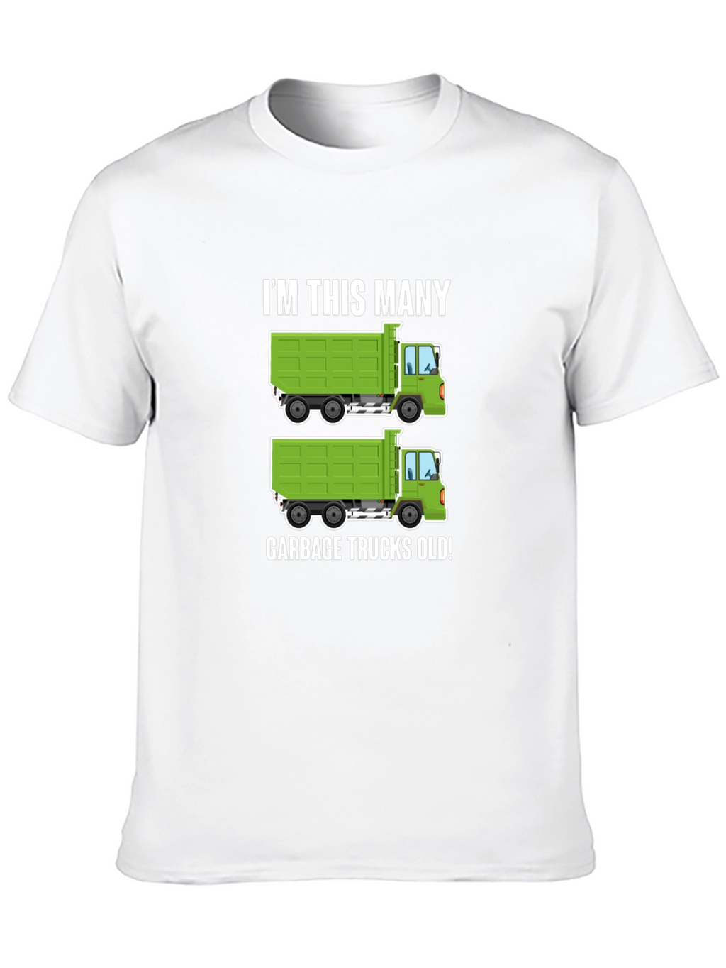 Funny Garbage Truck Birthday T-Shirt