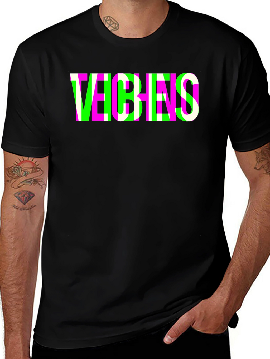 Vibes T-Shirt - Unique Graphic Tee