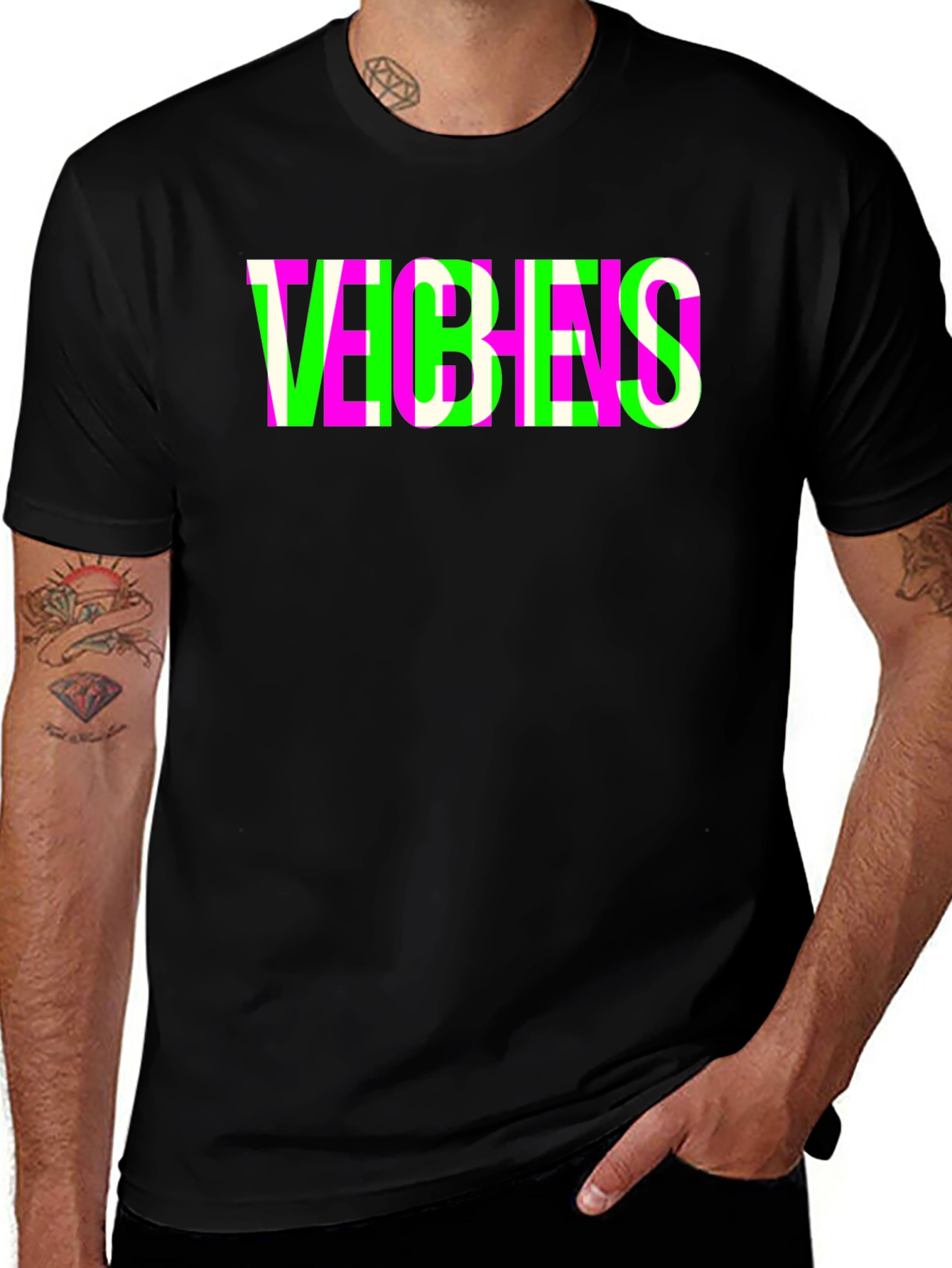 Vibes T-Shirt - Unique Graphic Tee