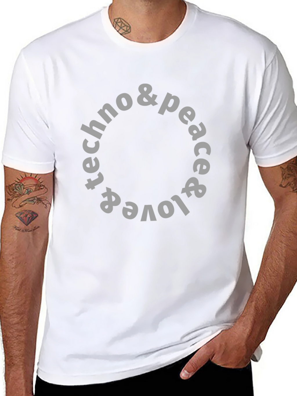 Techno Peace & Love T-Shirt