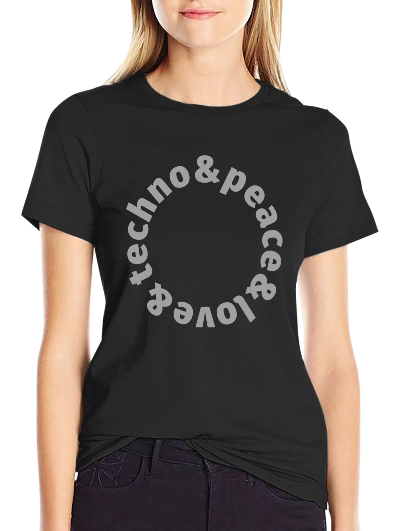 Techno Peace & Love T-Shirt