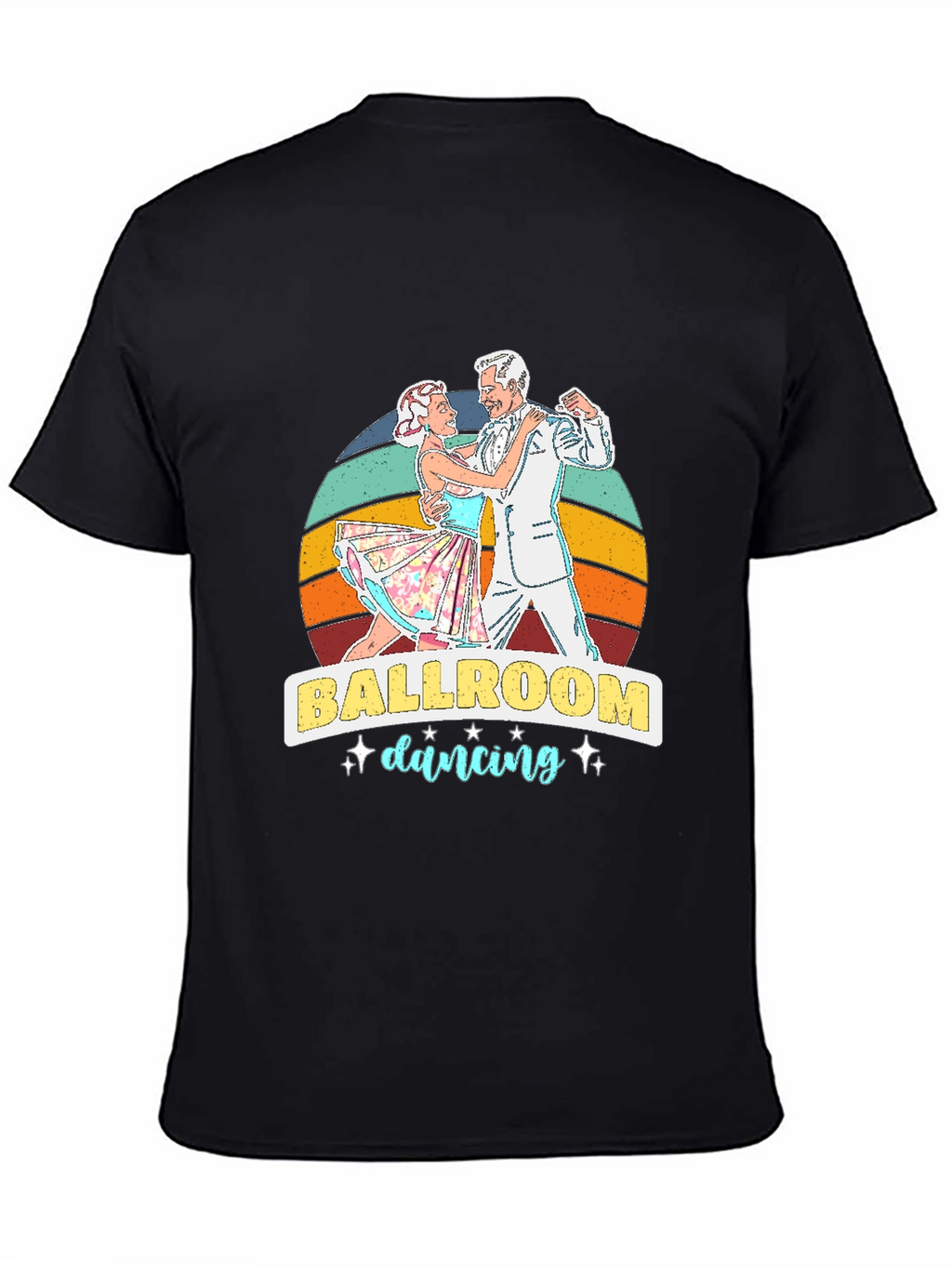 Ballroom Dancing Graphic Tee - Retro Style