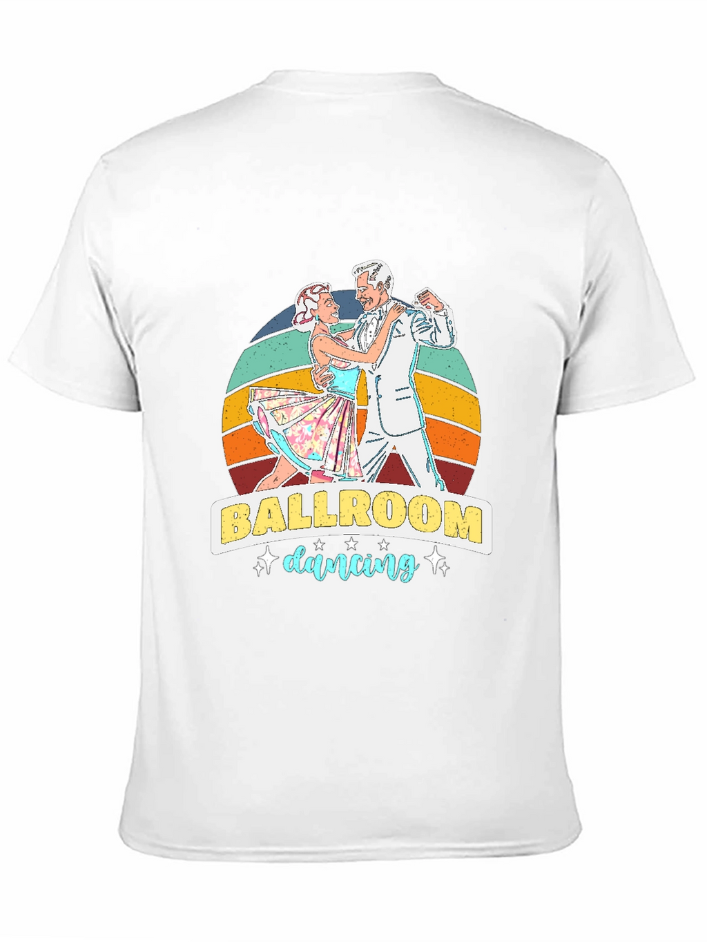 Ballroom Dancing Graphic Tee - Retro Style