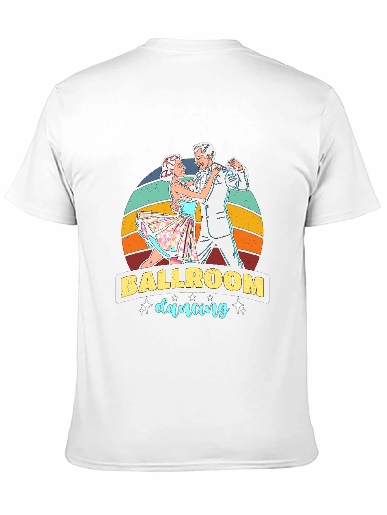 Ballroom Dancing Graphic Tee - Retro Style