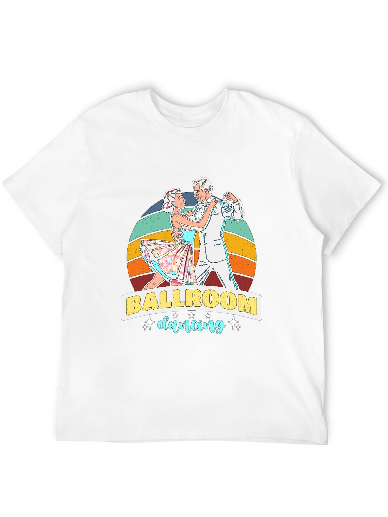 Ballroom Dancing Graphic Tee - Retro Style