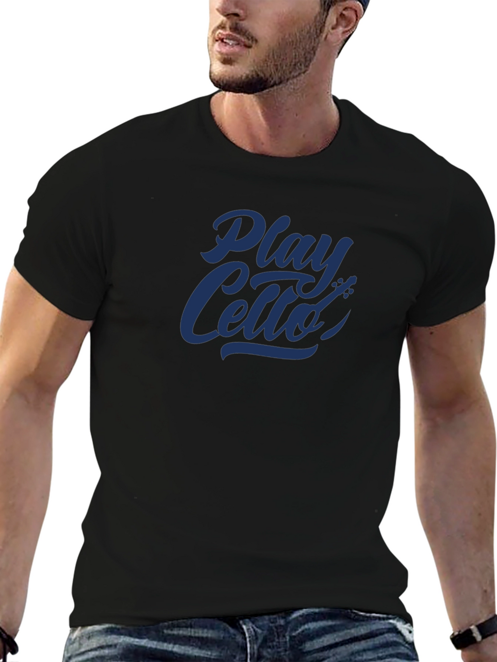 Play Cello Graphic T-Shirt - Musicians Tee