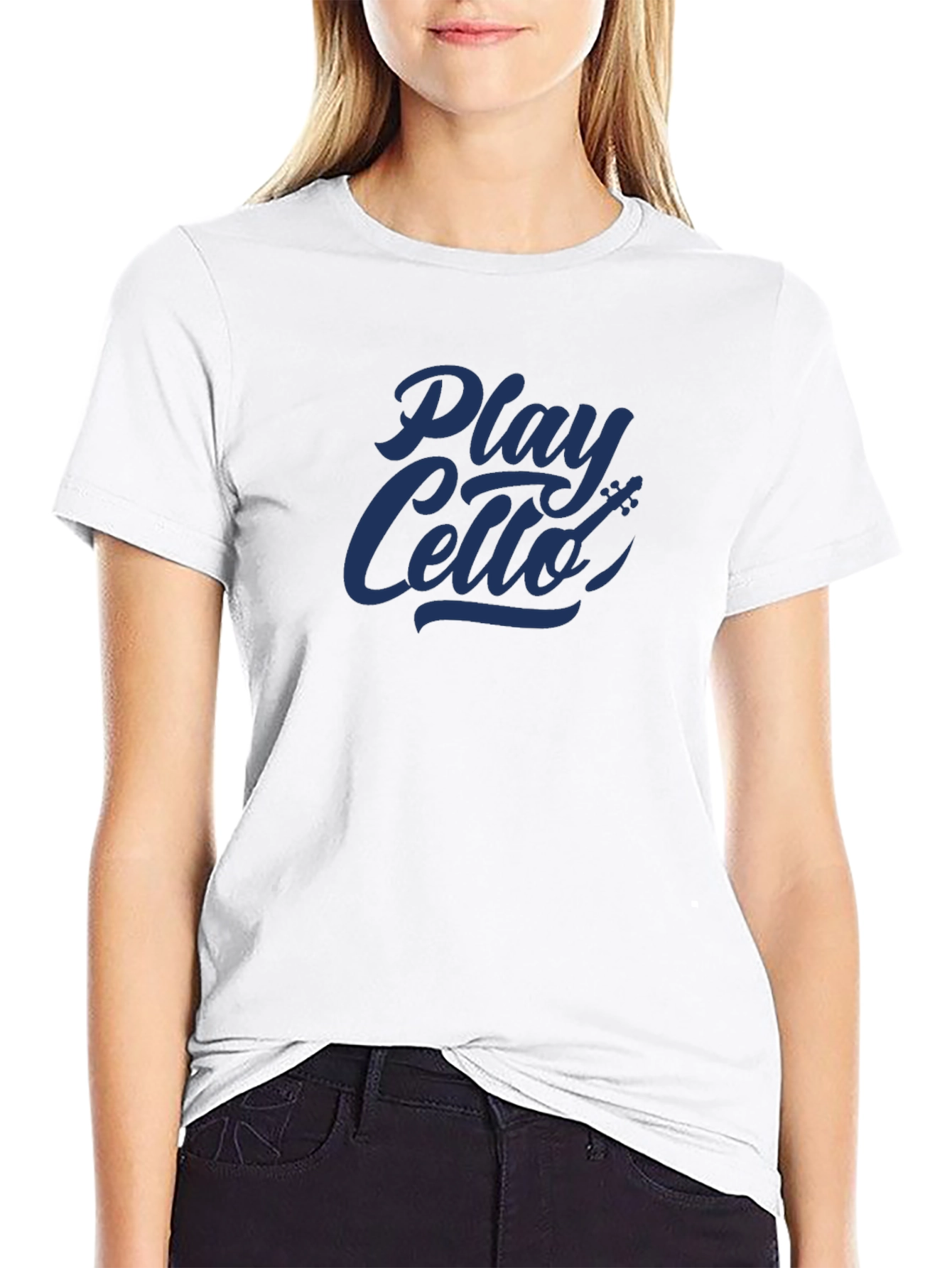 Play Cello Graphic T-Shirt - Musicians Tee