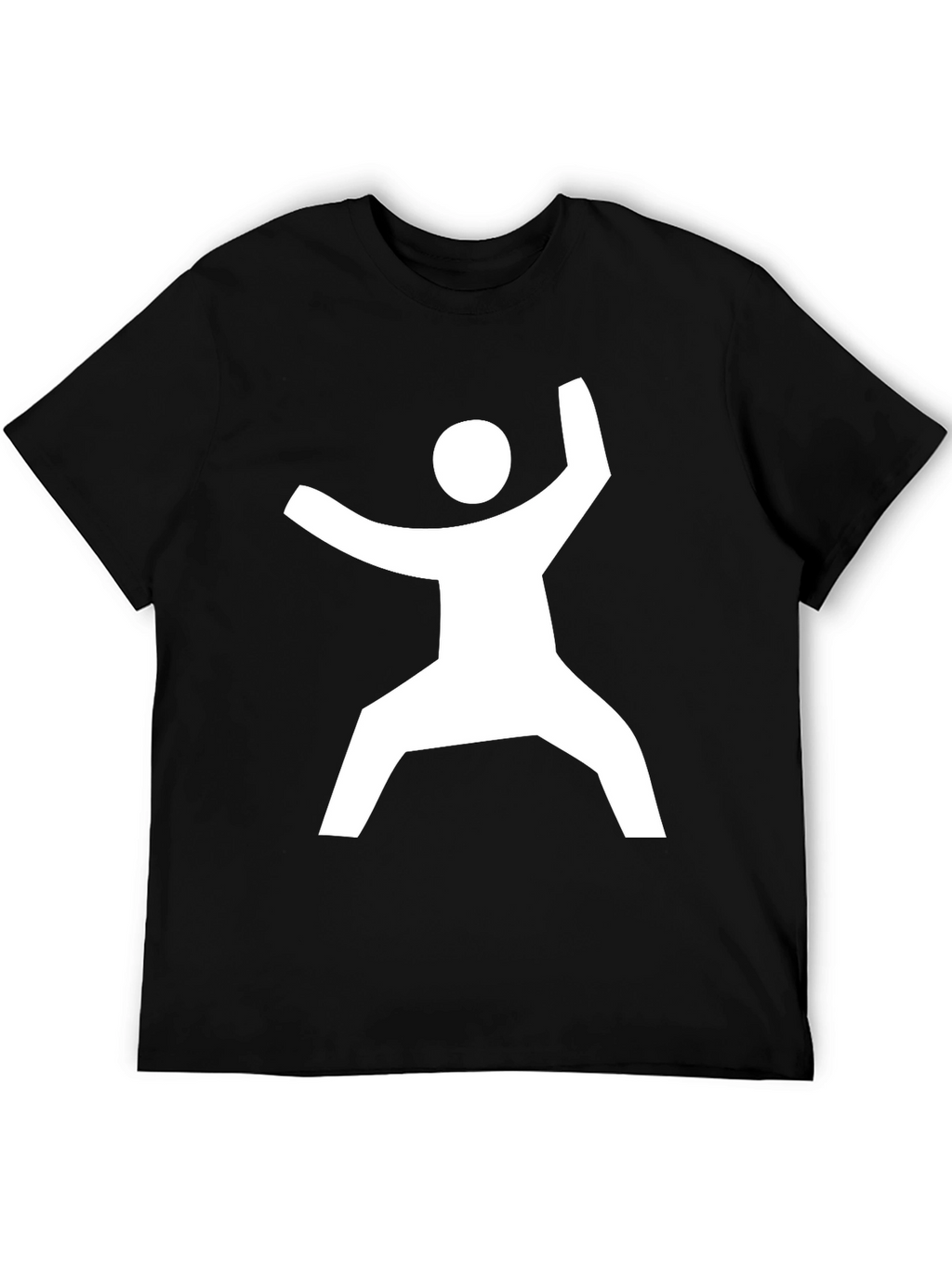 Modern Graphic Tee - Geometric Man Design