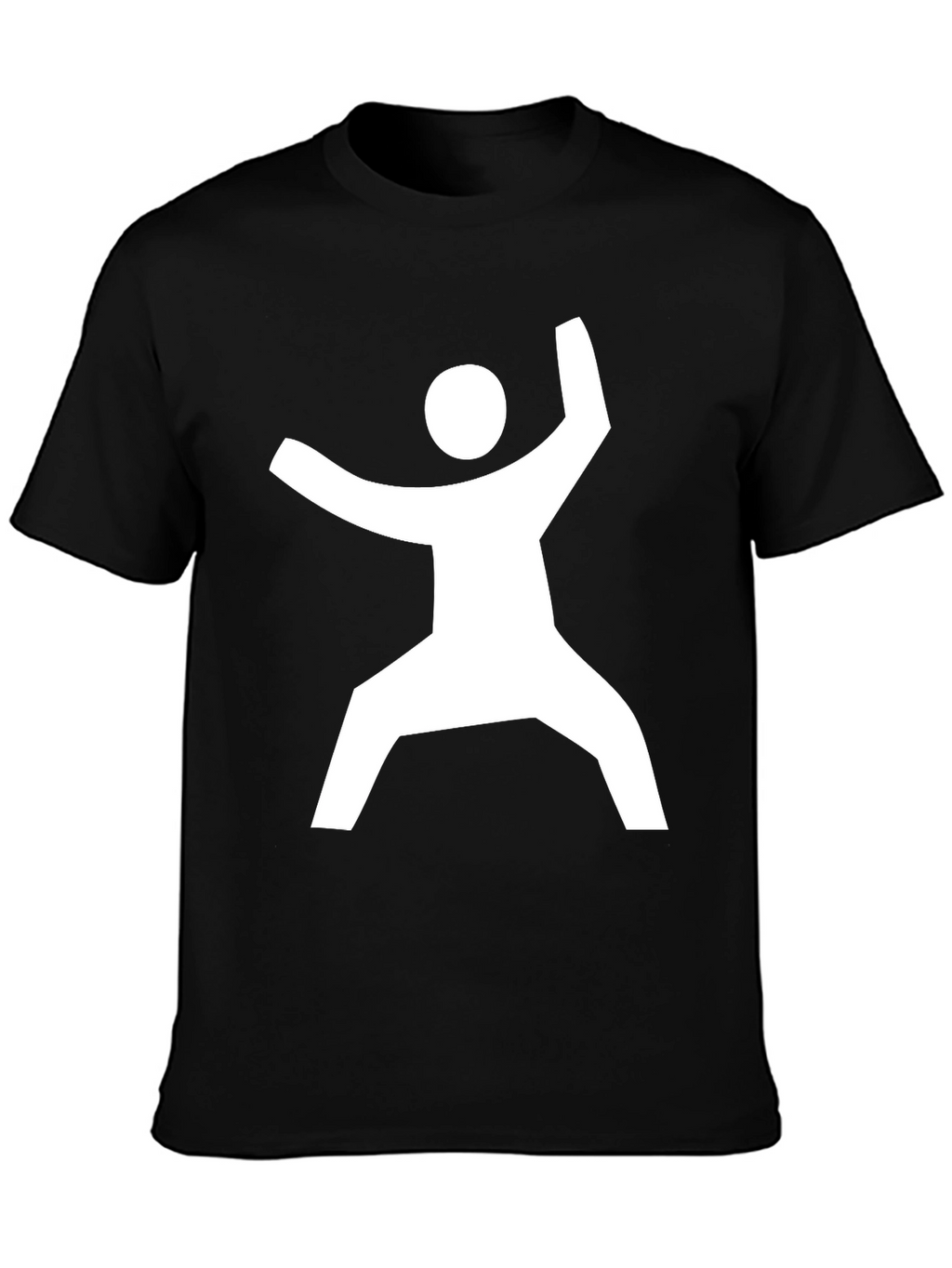 Modern Graphic Tee - Geometric Man Design
