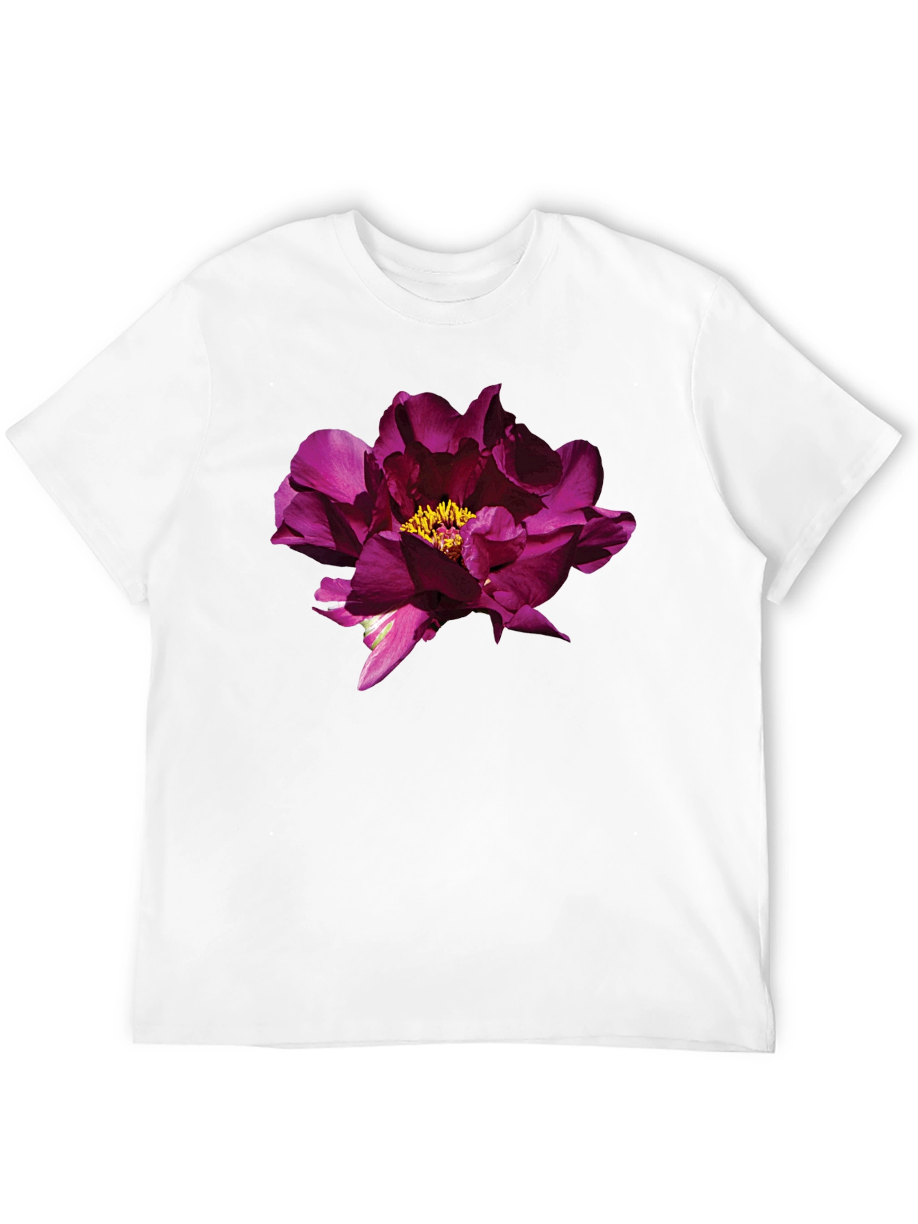 Floral Print Black T-Shirt - Stylish Mens Apparel