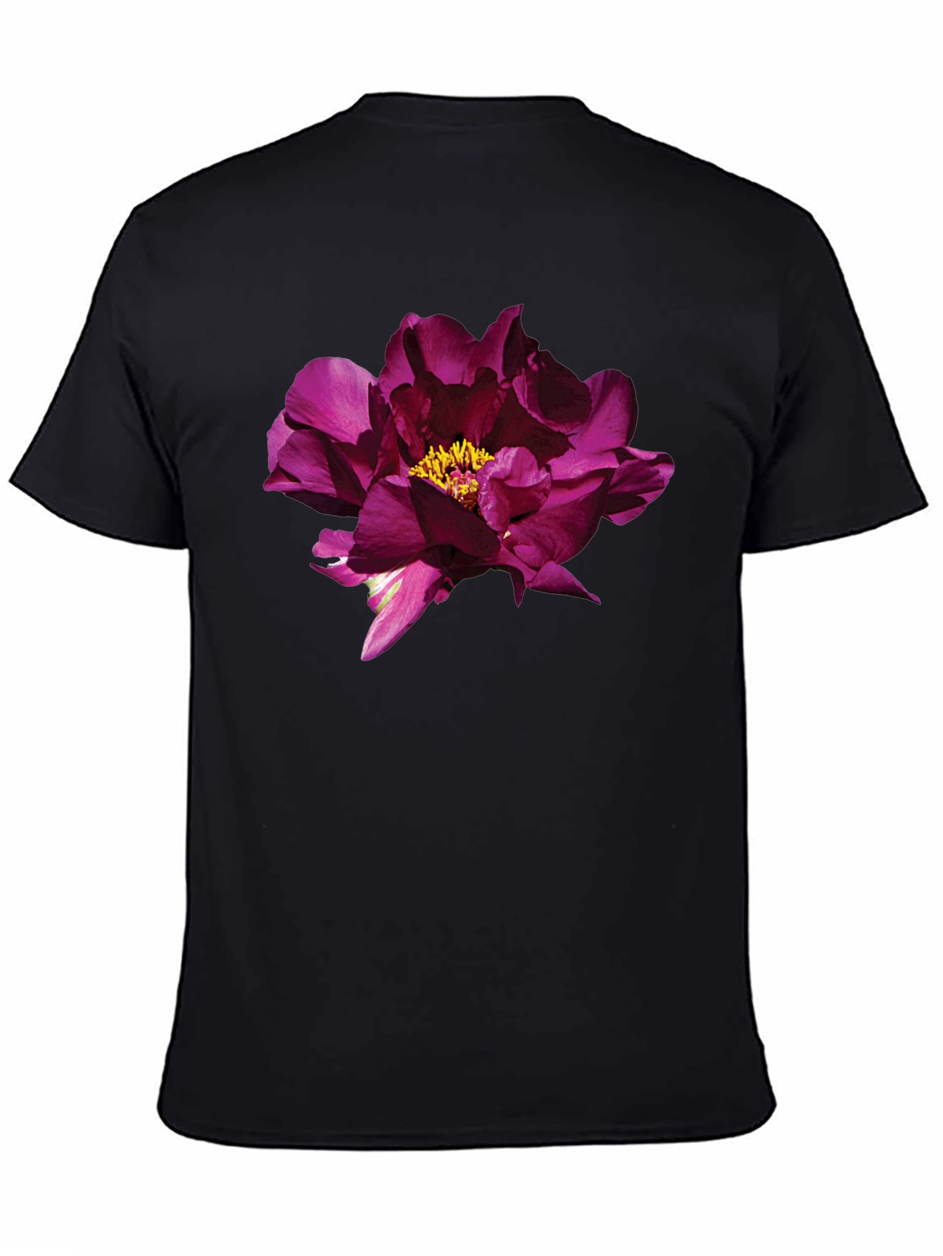 Floral Print Black T-Shirt - Stylish Mens Apparel