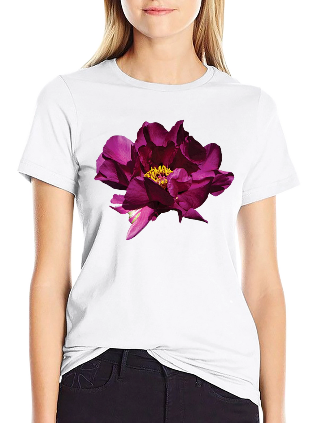 Floral Print Black T-Shirt - Stylish Mens Apparel