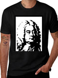 Leibniz T-Shirt - Iconic Philosopher Graphic Tee