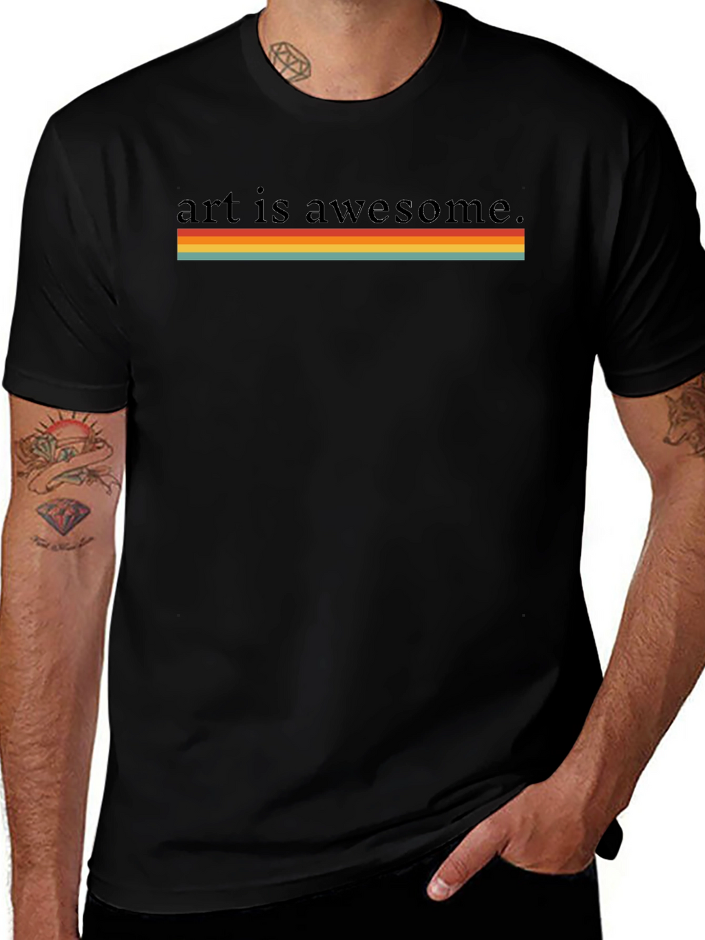 Retro Art is Awesome Graphic Tee