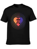 Pi Day Heart T-Shirt - Math Lover Gift