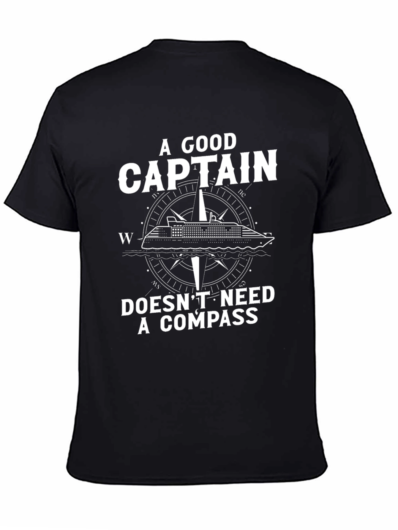 Captain Compass T-Shirt - Boating & Cruise Wear