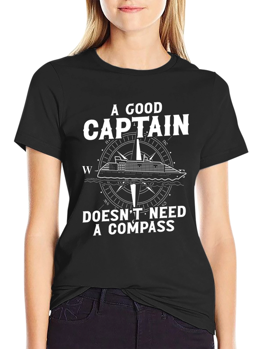 Captain Compass T-Shirt - Boating & Cruise Wear