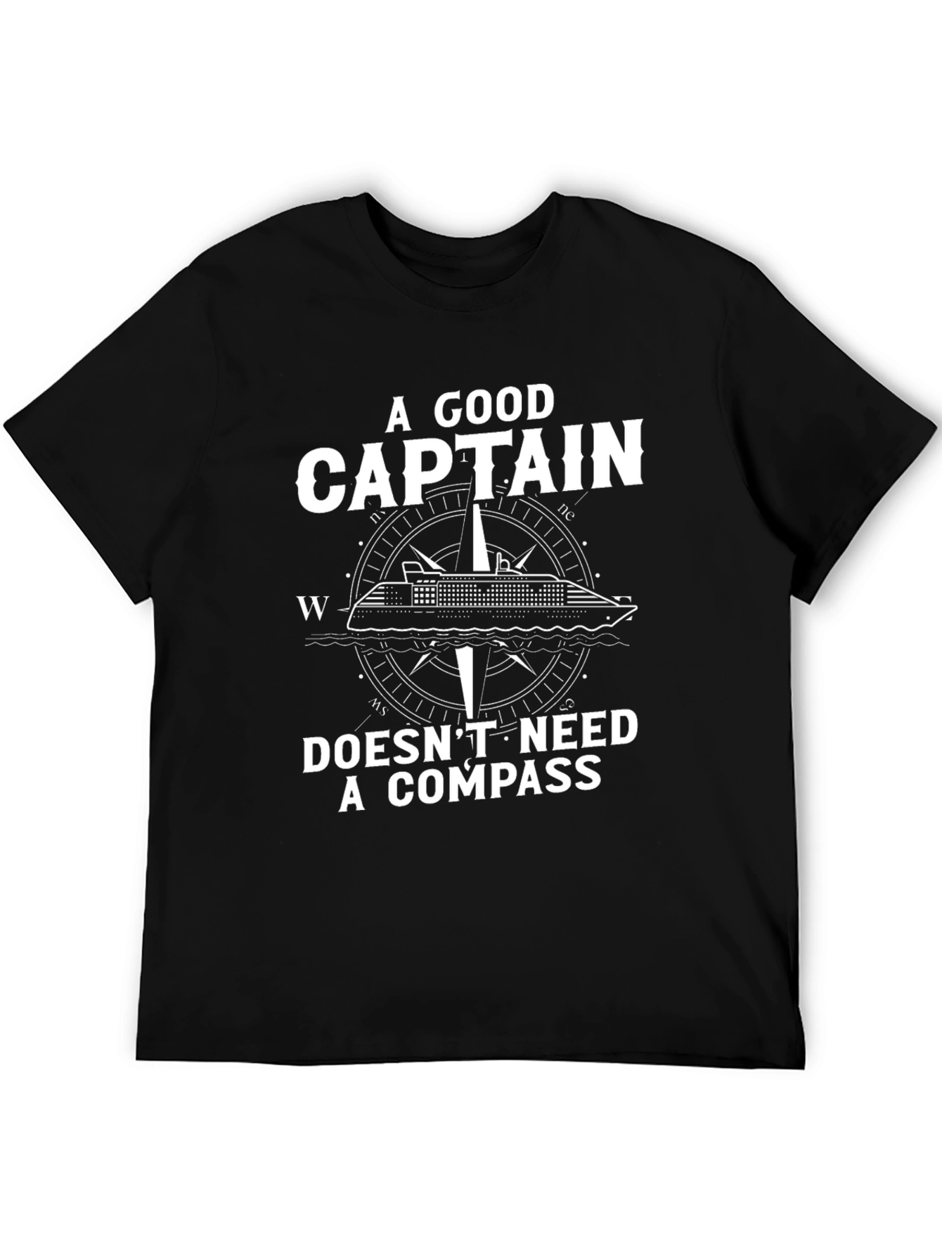 Captain Compass T-Shirt - Boating & Cruise Wear