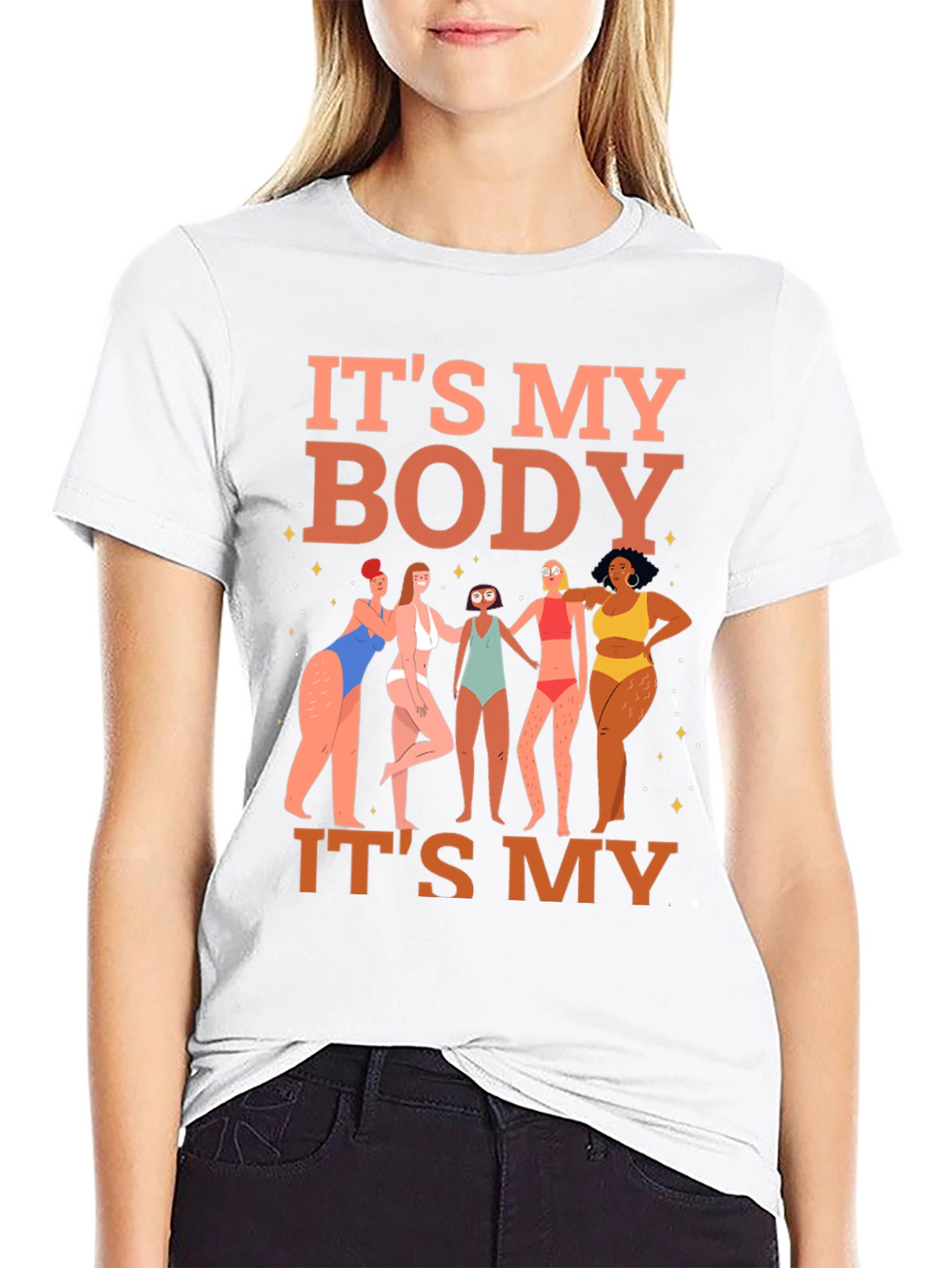 Its My Body T-Shirt - Womens Rights Graphic Tee