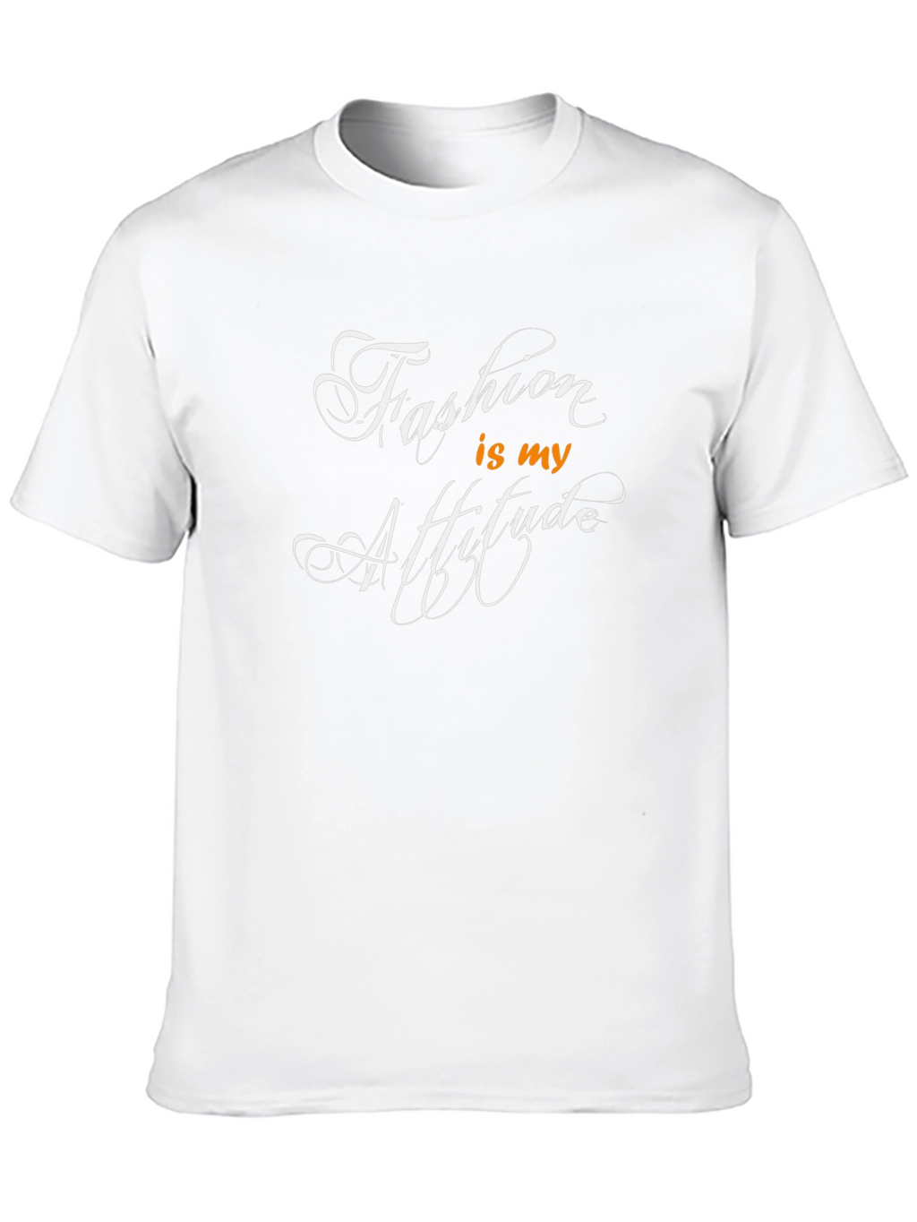 Fashion is my Attitude Black T-Shirt