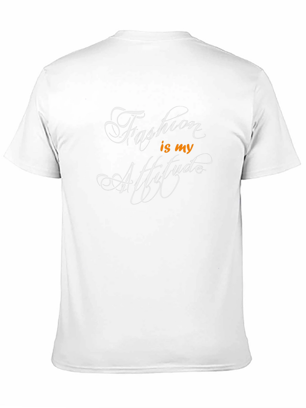 Fashion is my Attitude Black T-Shirt