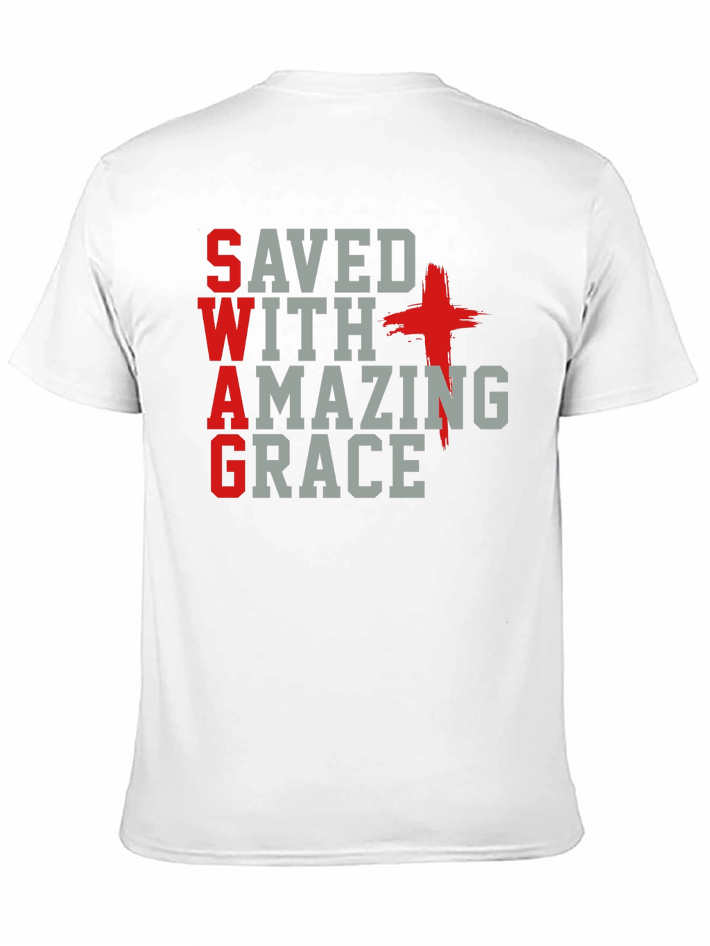 Saved With Amazing Grace Christian T-Shirt