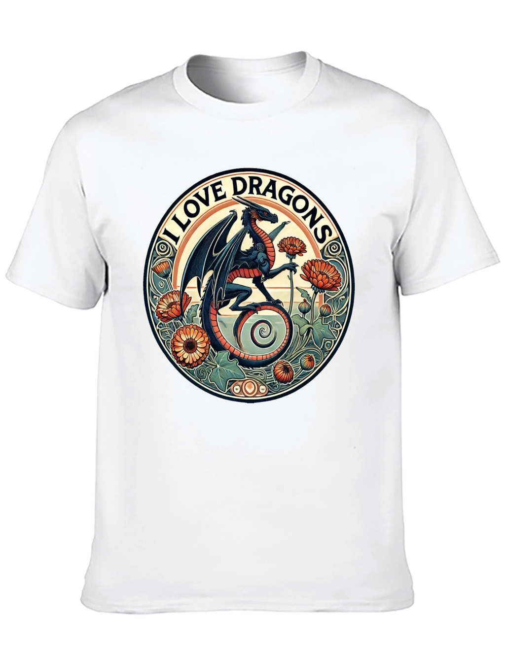 I Love Dragons Graphic Tee