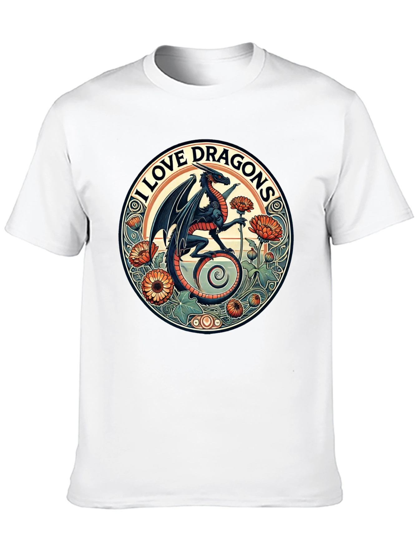 I Love Dragons Graphic Tee