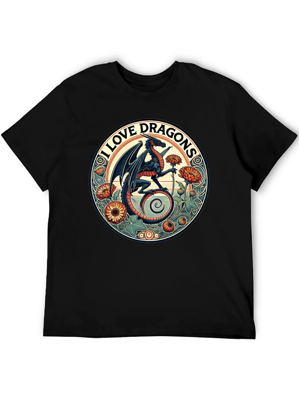 I Love Dragons Graphic Tee