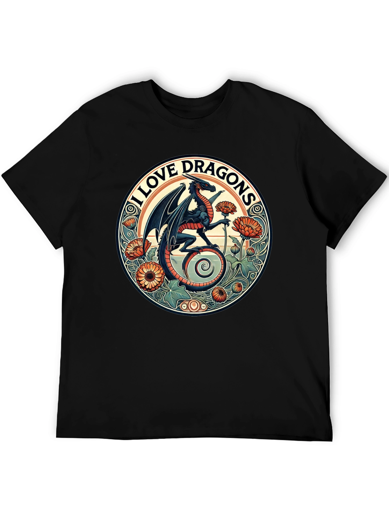I Love Dragons Graphic Tee
