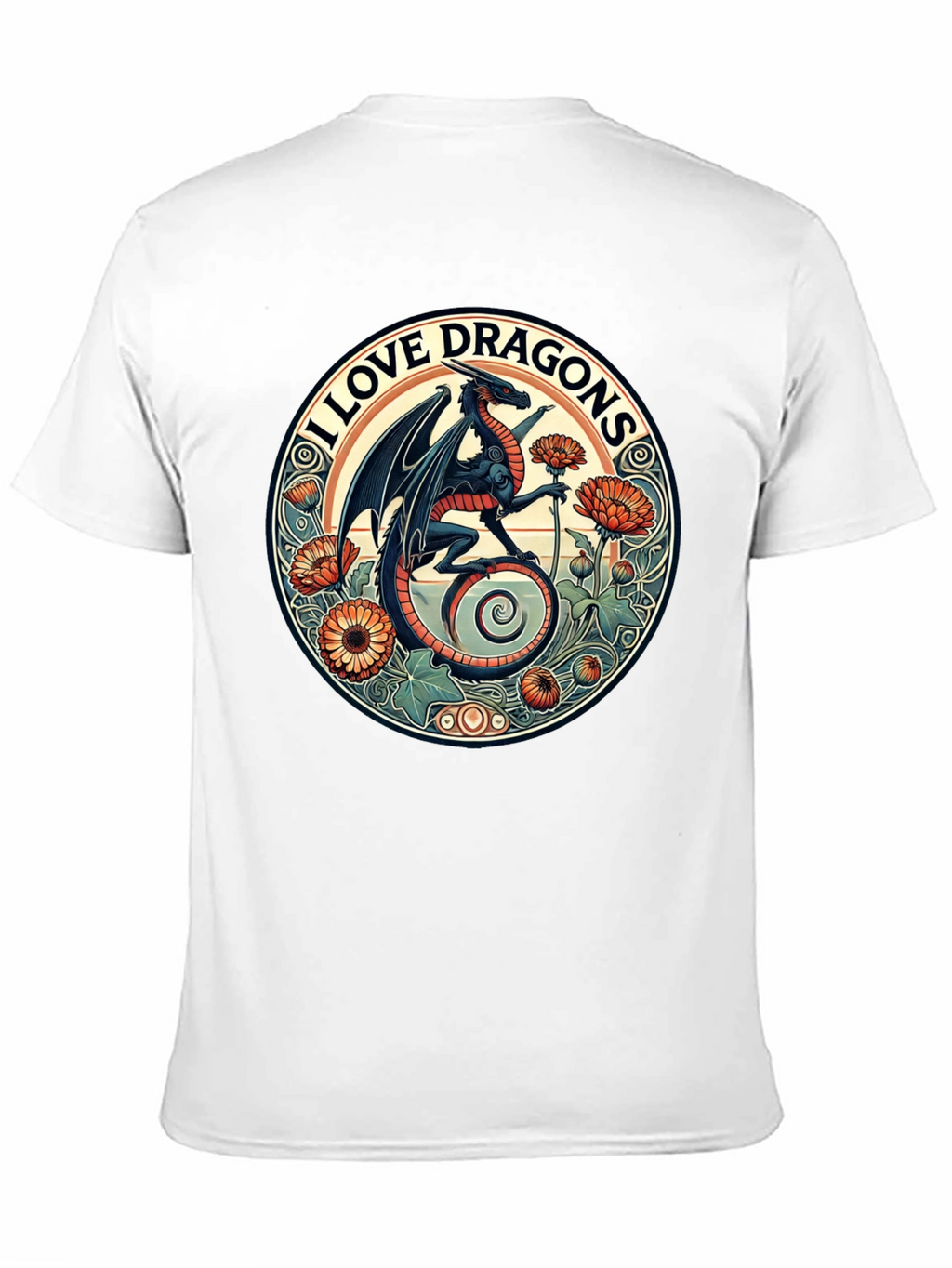 I Love Dragons Graphic Tee