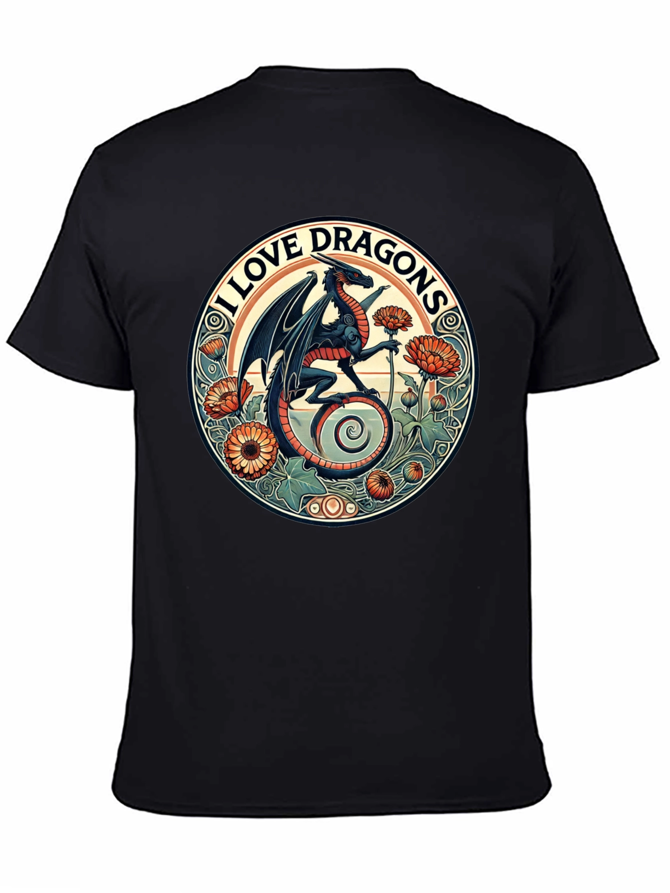 I Love Dragons Graphic Tee