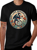 I Love Dragons Graphic Tee