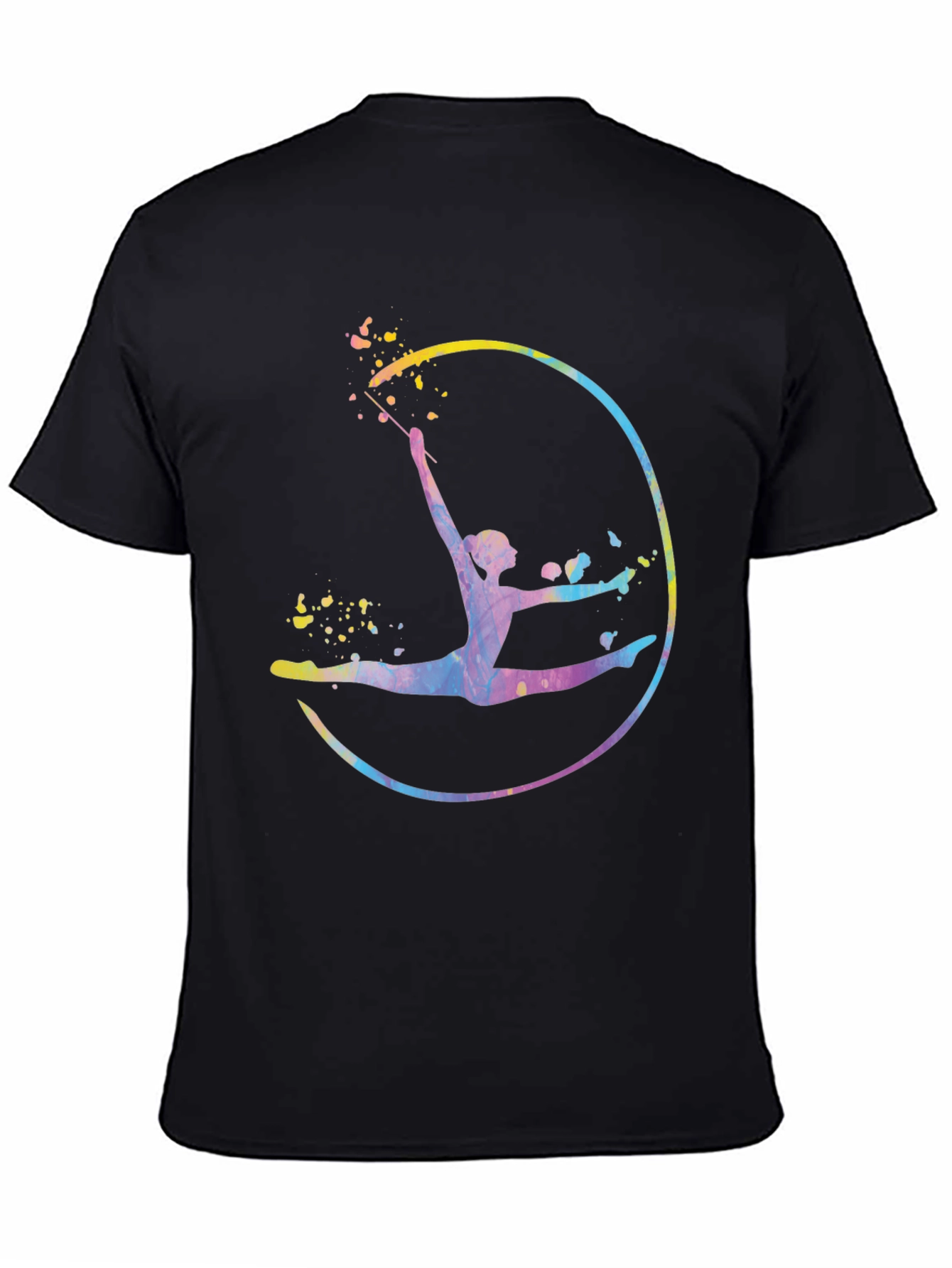 Watercolor Gymnastics Graphic T-Shirt