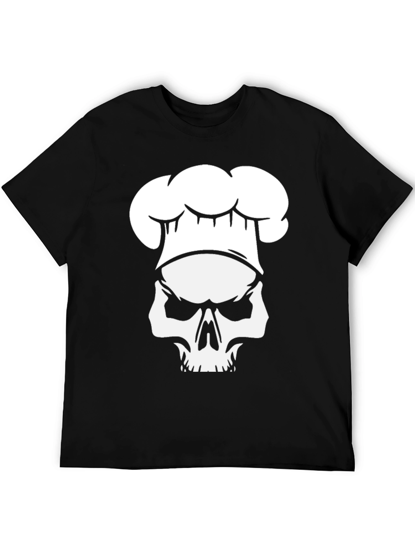 Skull Chef T-Shirt - Culinary Skeleton Graphic Tee